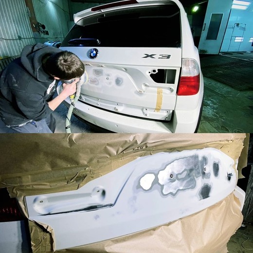 Ремонт и покраска крышки багажника на BMW X3